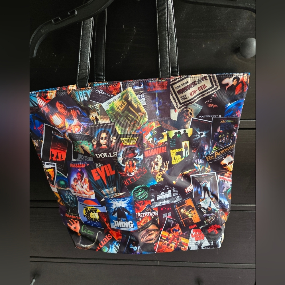Horror Movies Themed Tote